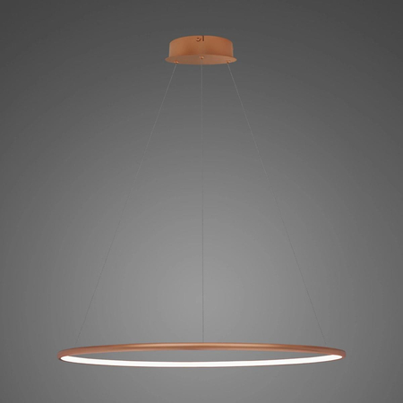 Lampa wisząca Ledowe Okręgi No.1 80cm 3k miedziana Dali