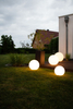 Kula LED Lampa solarna zewnętrzna ogrodowa przenośna 2900K Biała ciepła Ø40 32417S biały
