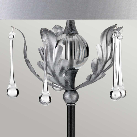 Lampa stołowa Elstead Lighting Amarilli patyna AML-TL-BLK-SIL