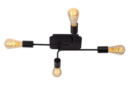 Lampa sufitowa Lucide LESTER 21118/04/30 czarny