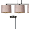 Lampa wisząca HILDE 3 BL ROSE Emibig 1053/3 różowy