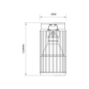 Milagro VERTICAL BLACK DOWNLIGHT 1xGU10 ML0292 CZARNY