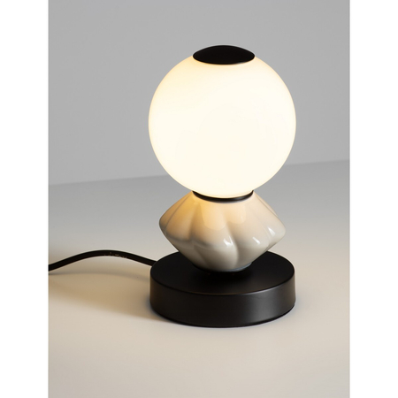 Lampa stołowa Luces Exclusivas MONRETA LE45238 szary i odcienie szarości