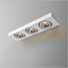 Kinkiet AQform Sleek 111 X 3 Wall Biały Struktura