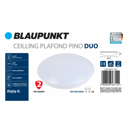 Blaupunkt Plafon sufitowy Pino Duo 2xE27