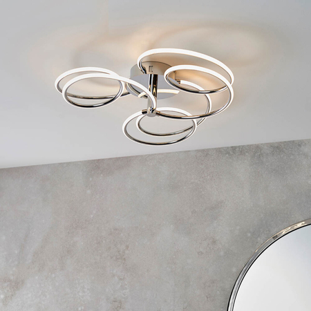 Lampa sufitowa Endon Lighting Eterne 81886 chrom