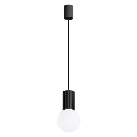 Sollux Lighting Lampa wisząca HALO 1 czarna SL.1714