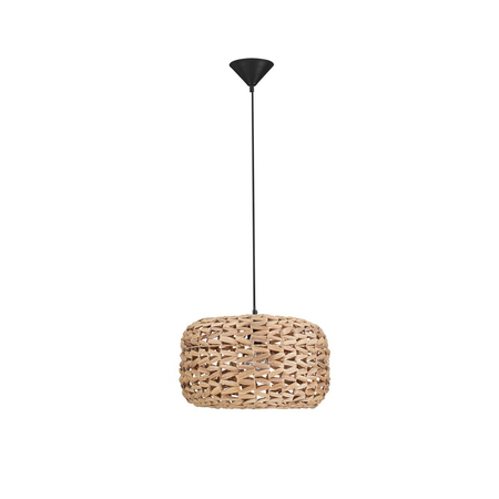 Lampa wisząca Luces Exclusivas NAVANTA LE45376 drewno jasne i ciemne, czarny