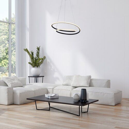 Lampa wisząca Rabalux Meridia 3257 czarny matowy