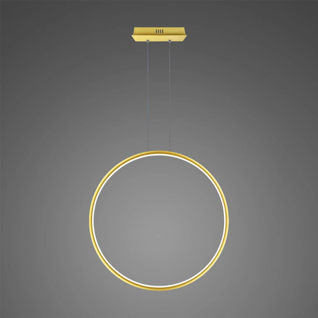 Lampa wisząca Ledowe Okręgi No.1 X 80cm 3k złota Dali