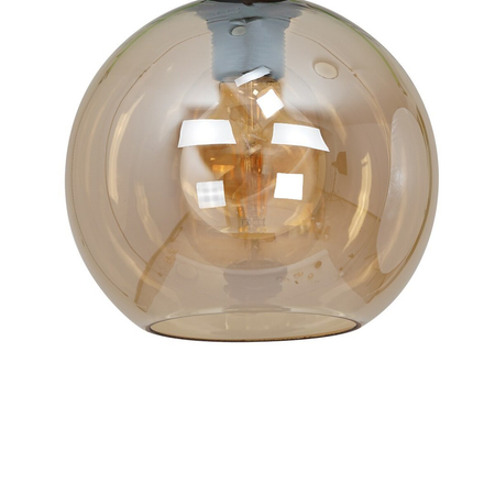 Milagro Lampa sufitowa SOFIA AMBER 1xE27 MLP6575 CZARNY