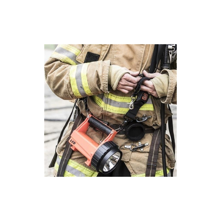 Latarka strażacka szperacz Streamlight Fire Vulcan LED T-4A – ładowalna, zestaw z akumulatorem Li-Ion, ładowarką 12V, uchwytem i paskiem szybkiego wypięcia