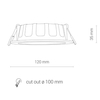 Lampa Nowodvorski CL KOS LED 8W, 3000K IP44