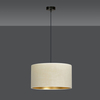 Lampa wisząca HILDE 1 BL WHITE Emibig 1052/1 biały/czarny