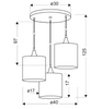 Lampa wisząca Candellux 33-73969 Long