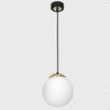 Milagro Lampa wisząca SPARTA BLACK / GOLD 1xE27 MLP6495 CZARNY / ZŁOTY