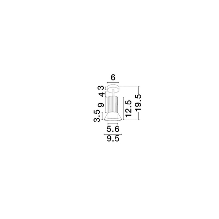 Spot Luces Exclusivas MARENZO LE45602 złoty i odcienie złota