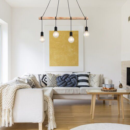 Lampa wisząca Rabalux Pablo 3980 czarny matowy