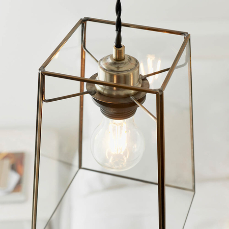 Lampa wisząca Endon Lighting Beaumont 60892 mosiądz