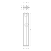Milagro Lampa podłogowa DIEGO 2xE14 MLP8572 CZARNY