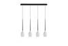 Lampa wisząca IZZA 4 WHITE Azzardo AZ0101 biały/czarny