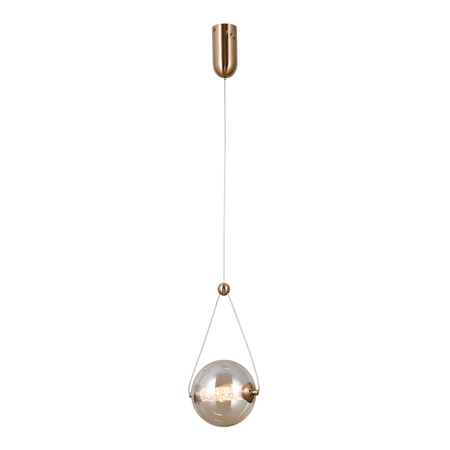 Lampa wisząca Italux Rastia PND-34361-S-HBR-AMB złoty