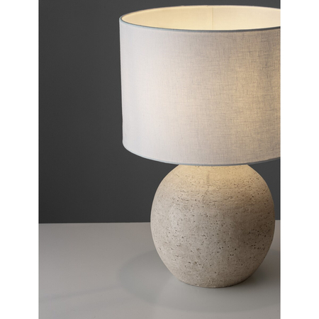 Lampa stołowa Luces Exclusivas SALONTE LE45285 beżowy, biały