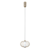 Lampa wisząca Italux Rabel PND-344221-1-HBR Złoty