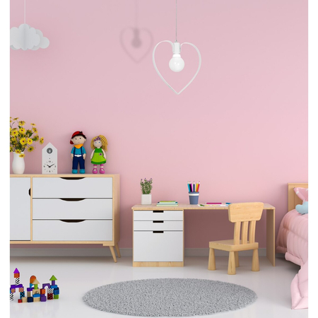 Milagro Lampa wisząca Amore 1xE27 Biały MLP9950 BIAŁY