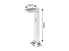 Lampa solarna Rabalux Lasset 77079 czarny