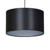 Lampa wisząca ROTO 1 BL BLACK/SILVER Emibig 185/1 czarny/srebrny