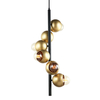 Lampa wisząca Italux PEN-5104-6-BKGD Malmo