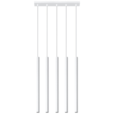 Sollux Lighting Lampa wisząca PASTELO 5 czarna SL.0472