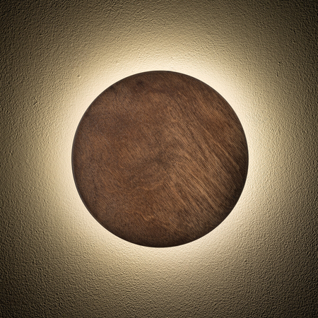Kinkiet Nowodvorski RING TIMBER LED 11290 Ciemne drewno