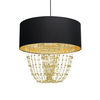 Milagro Lampa wisząca ALMERIA BLACK/GOLD 1xE27 MLP6442 CZARNY / ZŁOTY