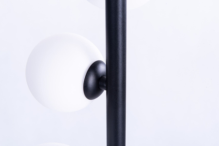 Lampa podłogowa SYBILLA 6 FLOOR BK Azzardo AZ4405 white / black