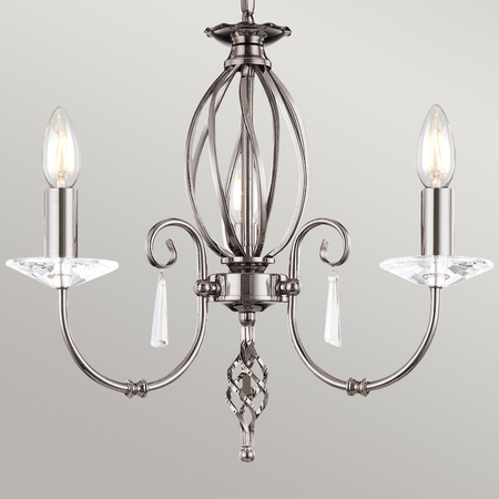 Żyrandol Elstead Lighting Aegean szary AG5-POL-NICKEL