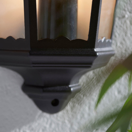 Kinkiet zewnętrzny Endon Lighting Burford 76547 czarny