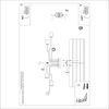 Sollux Lighting Żyrandol TIMBO 6 czarny SL.1670