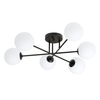 Lampa sufitowa ROMA 6 Emibig 1232/6 biały/czarny