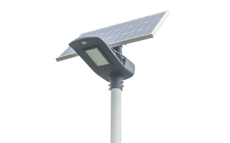 Lampa uliczna solarna LED Greenie 40W Bluetooth, PIR, wskaźnik RGB