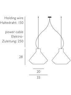 Lampa wisząca Casablanca CO03-B152A Corpo D Double