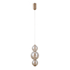 Lampa wisząca Italux PND-34359-3V-HBR-AMB złoty