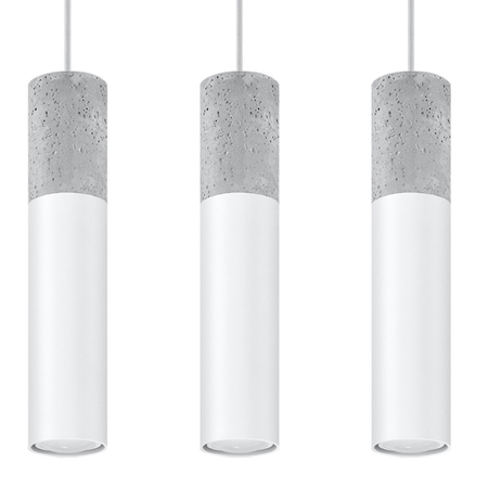 Sollux Lighting Lampa wisząca BORGIO 3L biały SL.0649