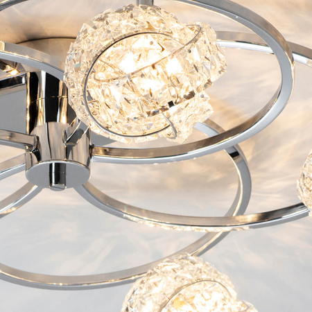 Lampa sufitowa Endon Lighting Talia 76595 chrom