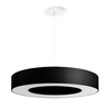 Sollux Lighting Żyrandol SATURNO SLIM 50 czarny SL.0750