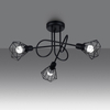 Sollux Lighting Żyrandol ARTEMIS 3S czarny SL.1109