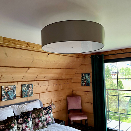 Light Prestige Plafon Girona szary 50 cm 3xE27 LP-2190/3C-50 GRY