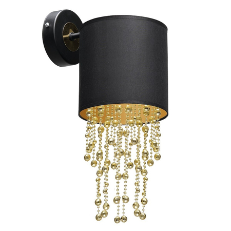 Milagro Kinkiet ALMERIA BLACK/GOLD 1xE27 MLP6438 CZARNY / ZŁOTY