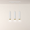 Lampa wisząca KIBO 3 WH/GOLD Emibig 642/3 biały/złoty